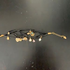 Juicy Couture Black Charm Bracelet